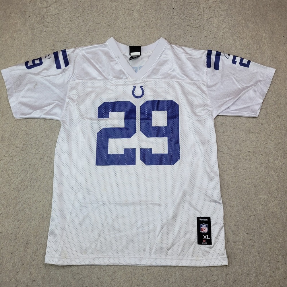 Joseph Addai #29 Indianapolis Colts Jersey White Youth XL NFL Team Apparel‎